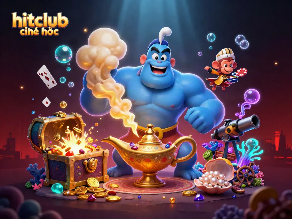 Engage in thrilling wins at hitclub chính thức with lively 3D casino elements showcasing magic and excitement.
