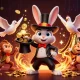 Play exciting games at online casinos aus with a vibrant scene featuring a magician, dove, and monkey.