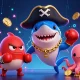 Spin Boss captivates with pirate-themed casino fun featuring slots, sharks, and gold.