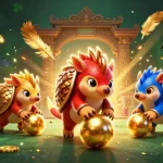 Aureoncasino pangolins bowling through poker chips in an epic casino duel.